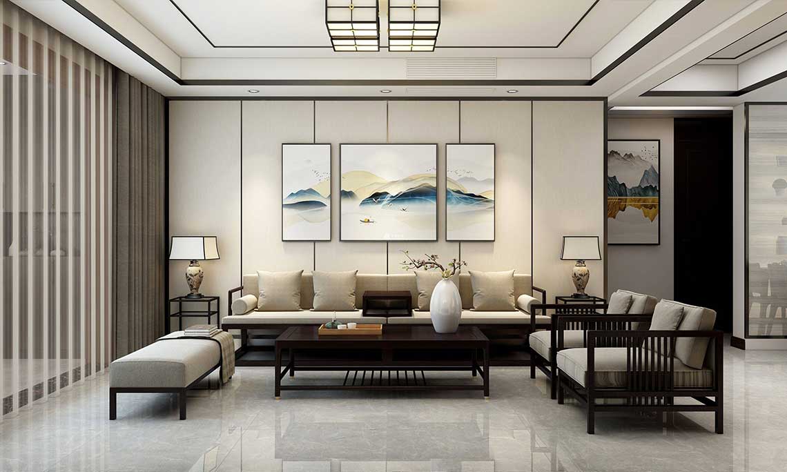 白银新中式设计风格