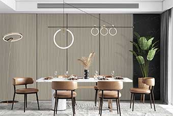 白银轻奢风格-餐厅