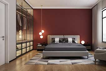 白银现代风格-卧室