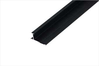 白银航空纤维墙咔铝合金中条（哑黑氧化）