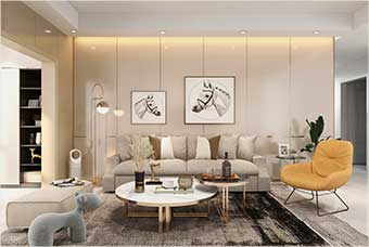 白银客厅空间案例