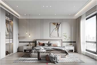 白银卧室空间案例