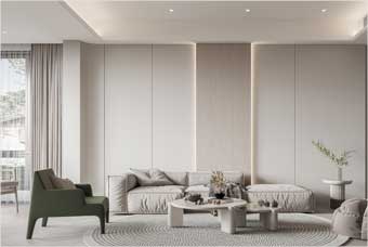 白银客厅空间案例