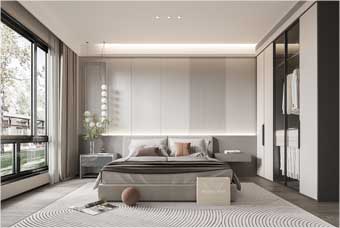 白银卧室空间案例